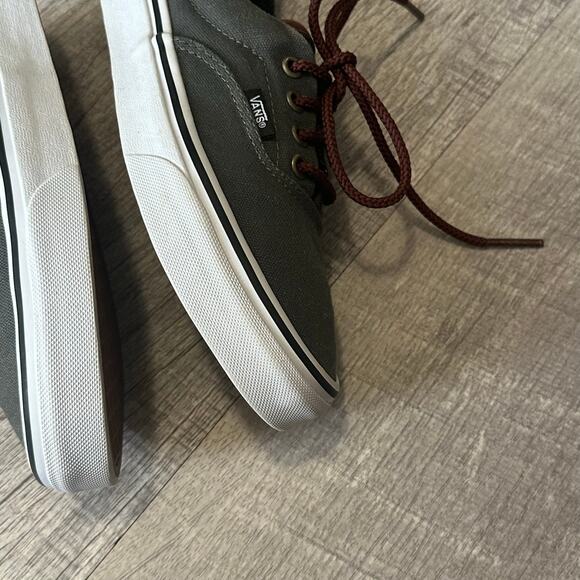 VANS Era 59 Charcoal Grey Skate Shoe Mens 5 / W 6.5 Aztec Print Leather Accent - Picture 7 of 11